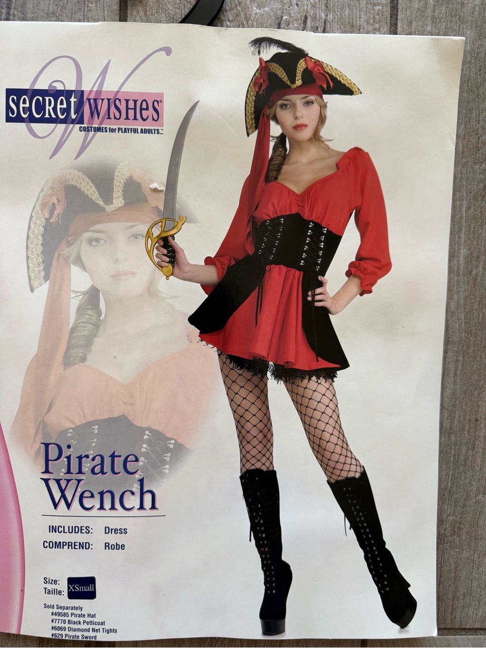 Pirate Wench Costume Dress